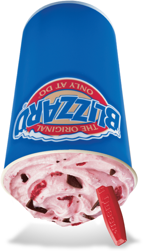 Chocolate Covered Strawberry Blizzard - Dairy Queen Blizzard (940x863), Png Download