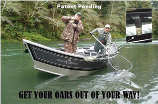 Tim Juarez's Drift Boat Oar Rests - Oar (515x515), Png Download