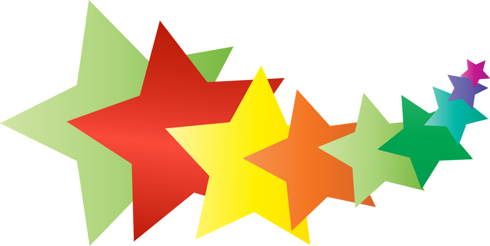 Estrelas Em Png - Imagens De Estrelas Em Png (1600x803), Png Download