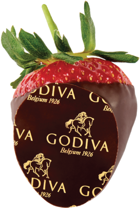 12 X Dark Chocolate Dipped Strawberry, 4 Hour Delivery* - Chocolate (600x600), Png Download