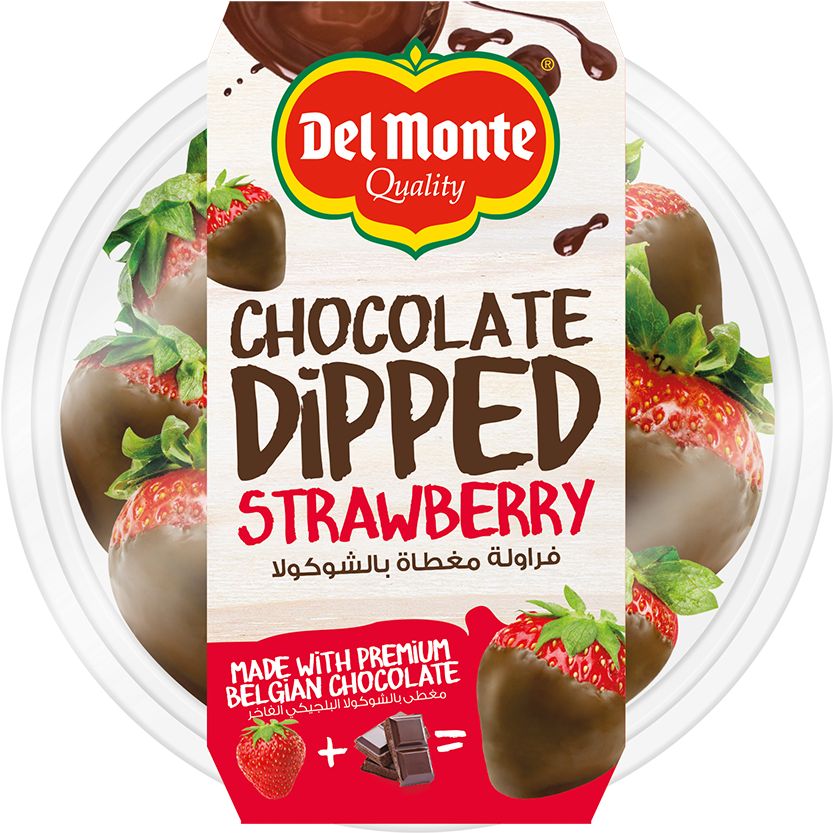 Chocolate Dipped Strawberry - Strawberry (850x850), Png Download