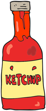 Is Ketchup Paleo - Ketchup (555x380), Png Download