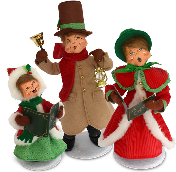 2018 Caroling Family - Christmas (600x600), Png Download