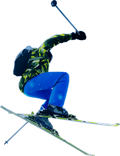 Skiing Png - People Skiing Png (414x537), Png Download