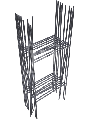 Metal Sign Stakes - Metal Yard Sign Stakes (367x550), Png Download