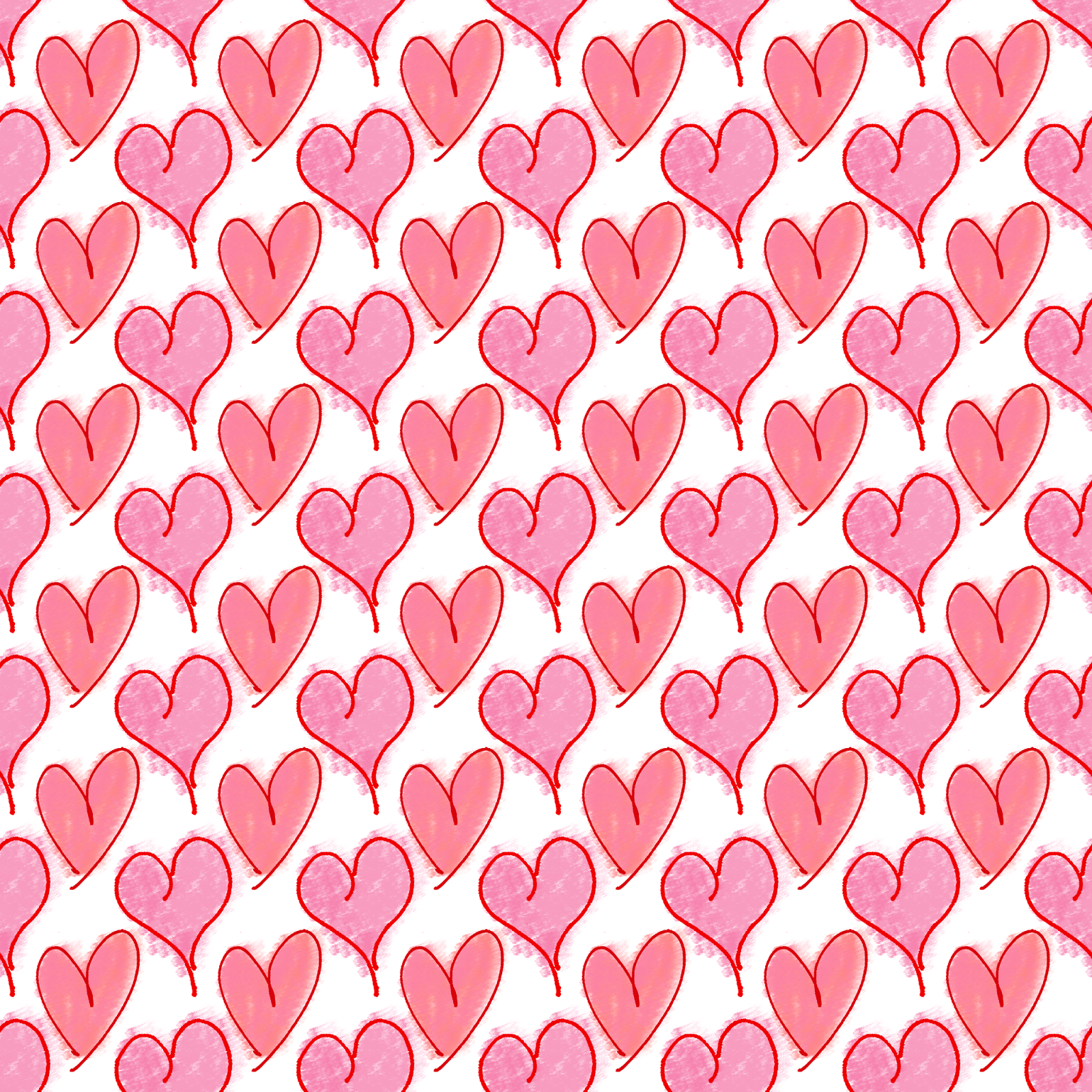Printable Valentine Heart Overlay Downloads (1600x1600), Png Download