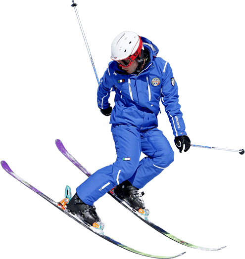 Discover Our Courses - Skiing Transparent Background (642x523), Png Download