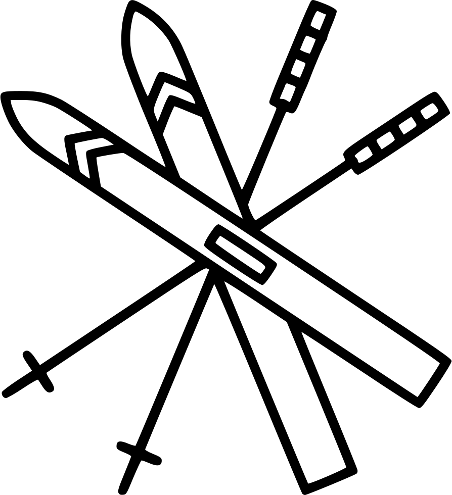 Png File - Icono Esquis (894x980), Png Download