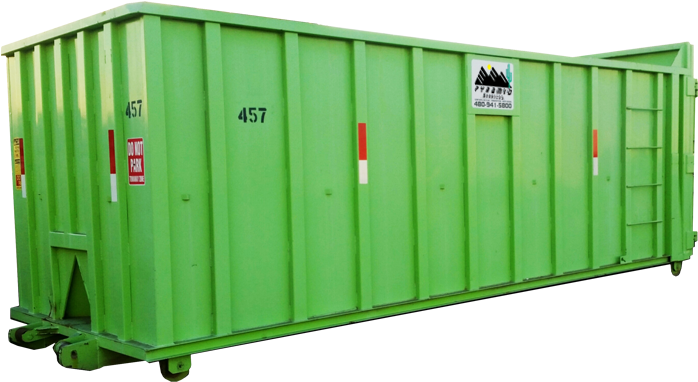 Container - 20 Yard Roll Off Dumpster (700x400), Png Download