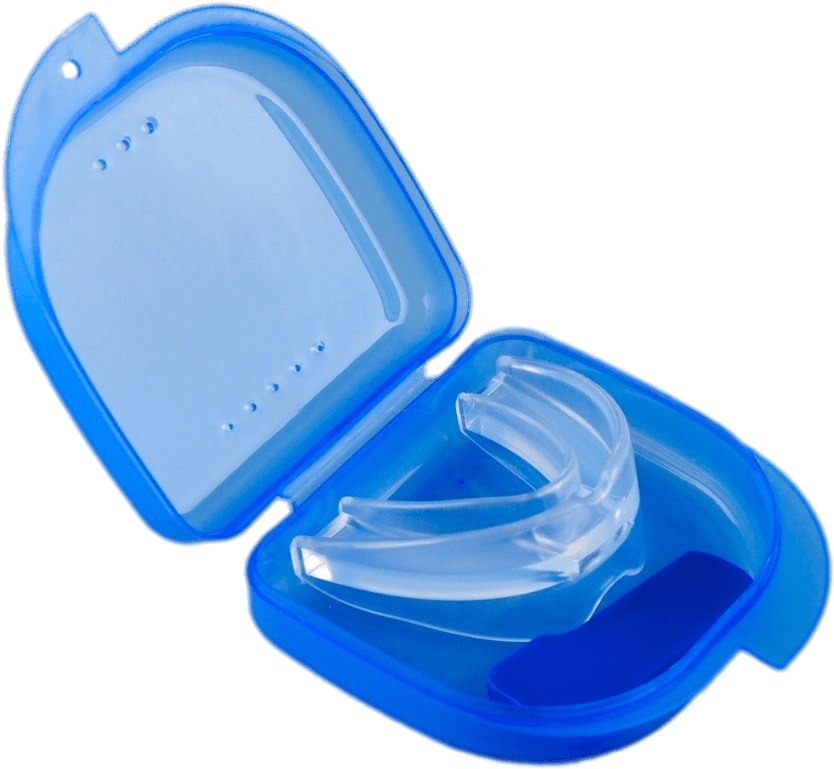 Anti Snoring Mouthpiece In Blue Container - Snoring (1000x1000), Png Download