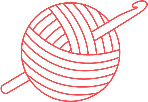 Png Royalty Free Download Collection Of High Quality - Crochet Clipart (600x432), Png Download