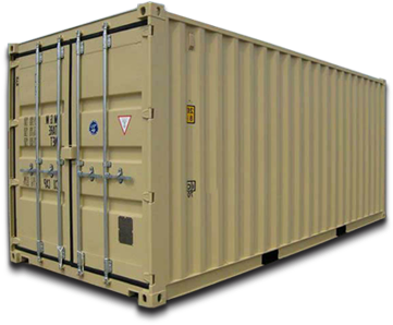 20ft One Trip Container Web - Van (472x390), Png Download