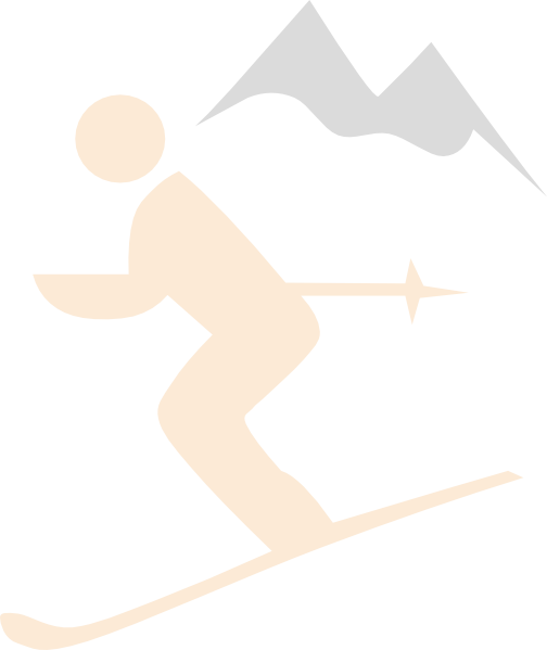 How To Set Use Skiing Clipart (504x599), Png Download