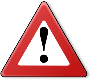 Warningsign - Warning Clipart Transparent (400x400), Png Download