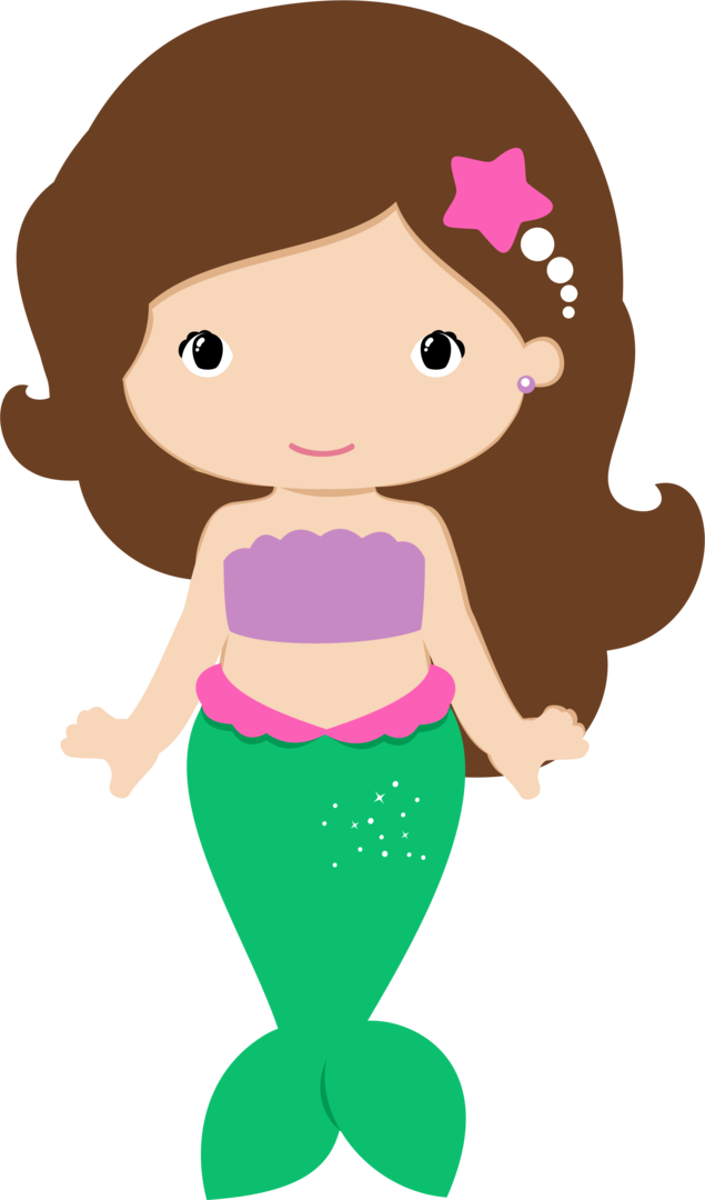 Baby Mermaid, Mermaid Birthday, Mermaid Princess, Picture - Mermaid Clipart (635x1080), Png Download