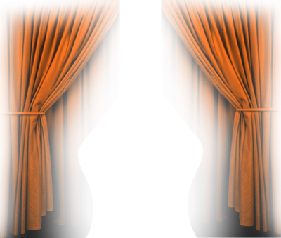 Curtains Psd - Stage Curtains Png Transparent (400x339), Png Download