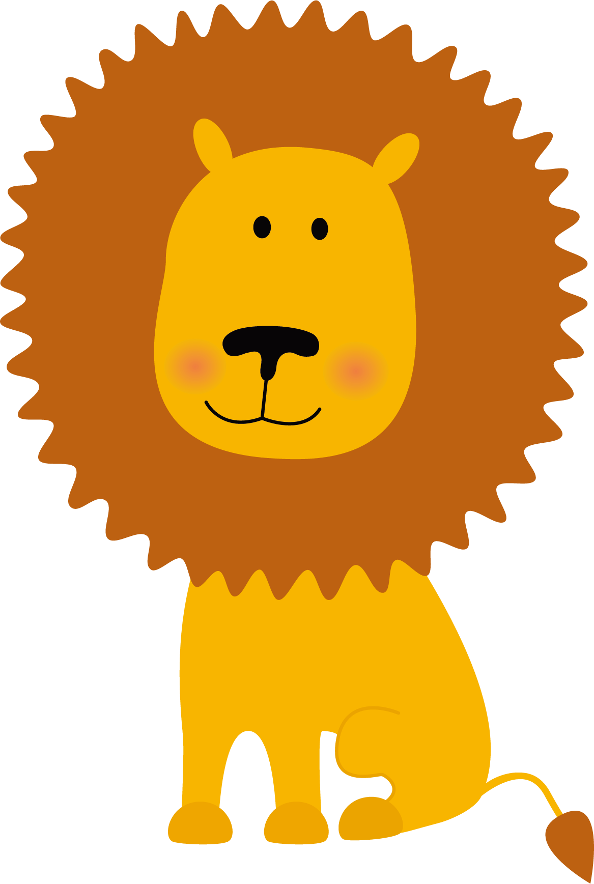 Lion Clip Art - Silver Sticker Png (1167x1737), Png Download