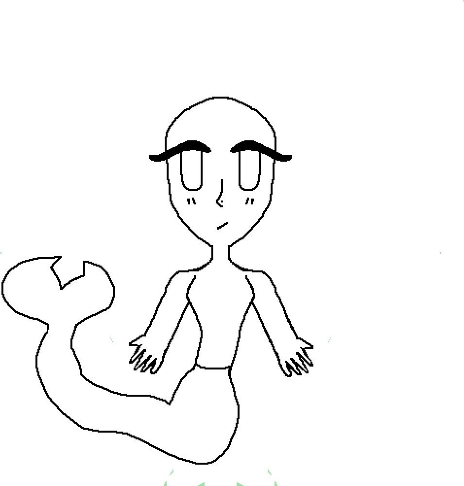 Mermaid Base - Illustration (1000x1000), Png Download