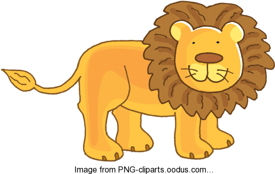 Vector Clipart Lion - Clip Art Of A Lion (600x400), Png Download