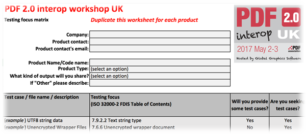 Screeb-shot Of The Interop Matrix Excel Sheet - Microsoft Excel (600x264), Png Download