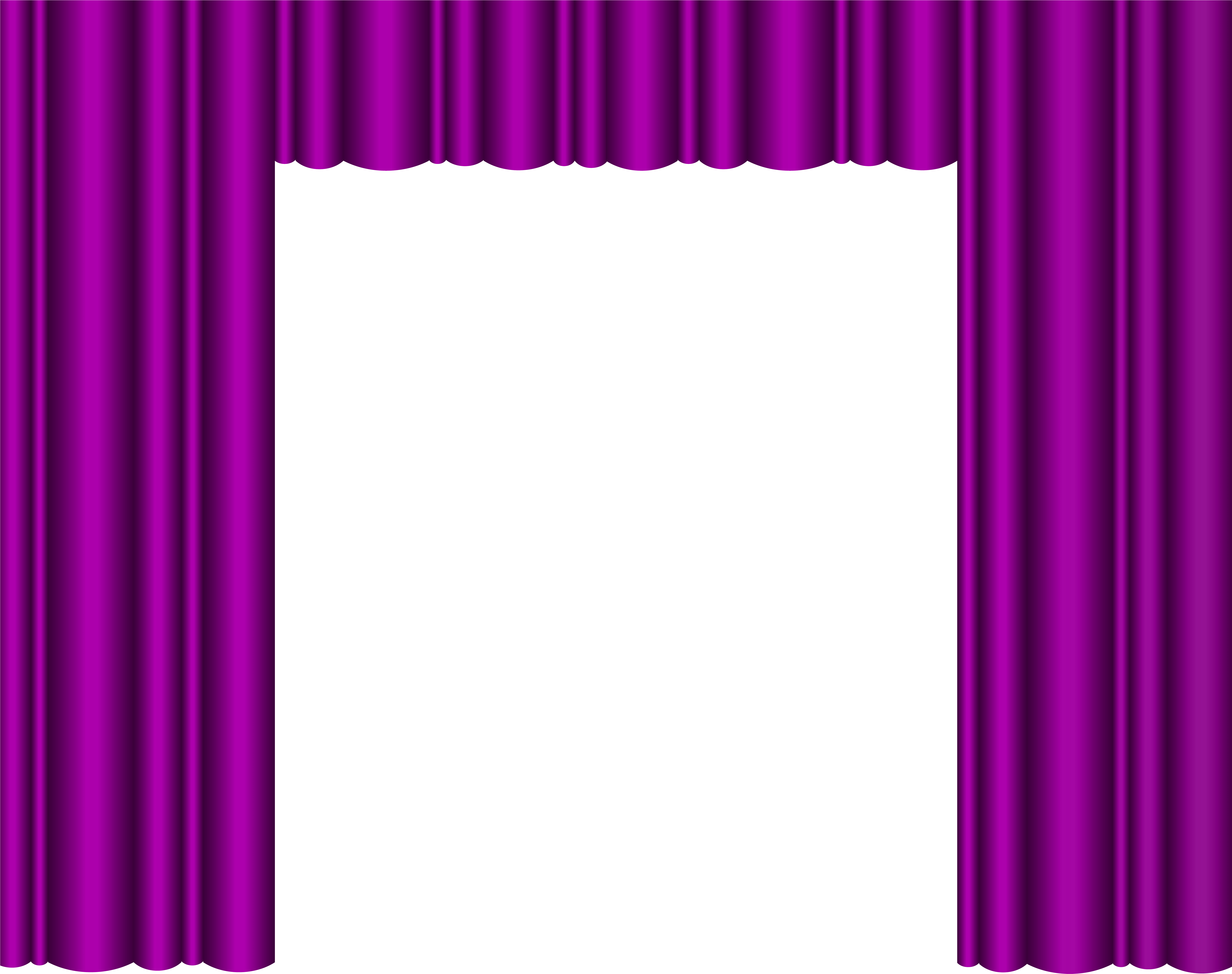 Purple Theater Curtains Transpa Png Clip Art Image (8000x6378), Png Download