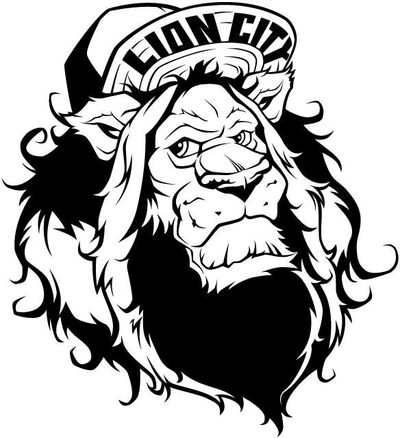 Vector Artwork Design Of Lion With Hat - Lion Art Design (648x648), Png Download