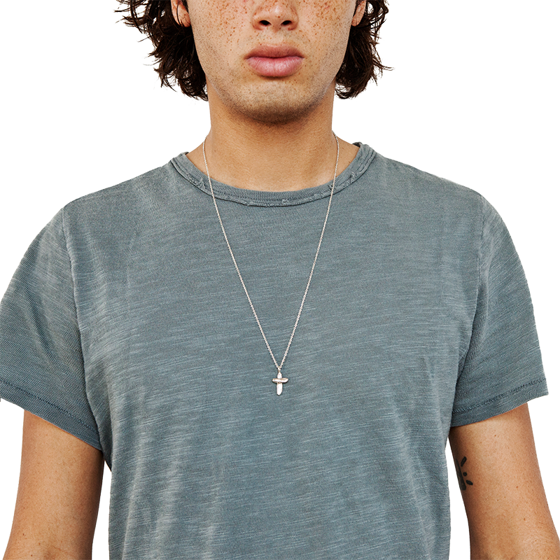 Man Cross Pendant Big Onfig (800x800), Png Download