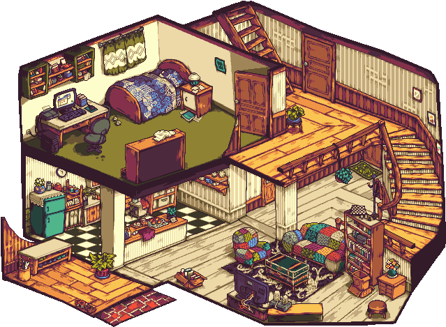 Isometric Art, Pixel Games, Environment Concept Art, - Pixel Art Deviantart (640x480), Png Download