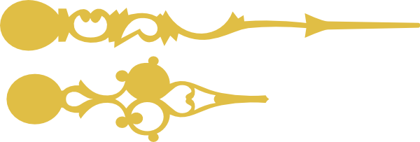 Watch Hands Clip Art At Clker - Clock Hands Clip Art (600x203), Png Download
