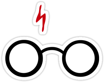 Eraygakci &rsaquo Portfolio Harry Potters Glasses Clipart - Harry Potter Transparent Clipart (375x360), Png Download