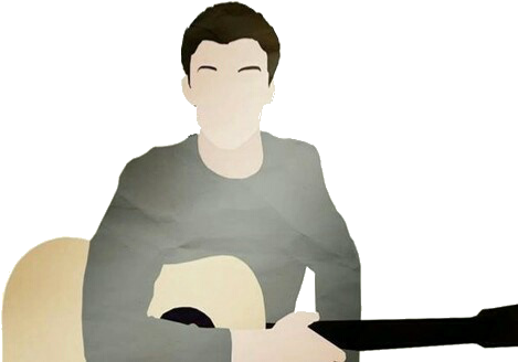 Art, Overlay, And Png Image - Shawn Mendes Art Png (499x386), Png Download