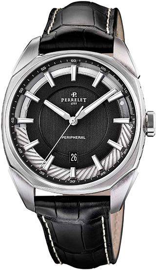 3 Hands A1100/3 - Perrelet Watch Lab Peripheral (420x570), Png Download