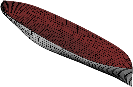 Exporting Vector Graphics In Rhino - Surfboard Fin (590x391), Png Download