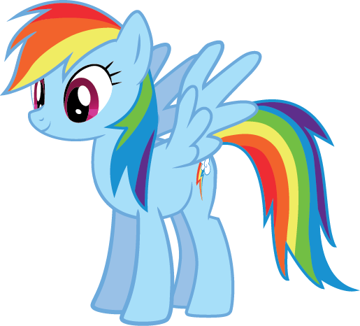 Download Png Image Report - Running Gif Rainbow Dash (515x466), Png Download