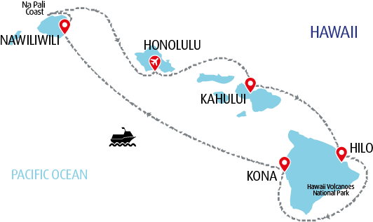 Dates & Ports - Map (622x365), Png Download