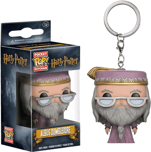 Albus Dumbledore Pop Keyring Vinyl Figure - Funko Keychain Harry Potter (600x600), Png Download