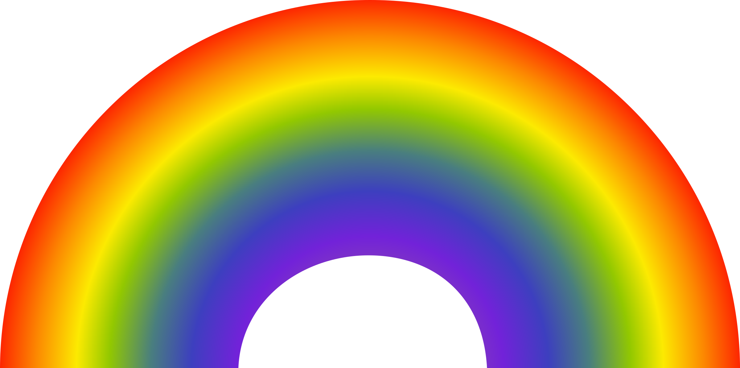 Arcobaleno Immagini Gratis (2400x1193), Png Download