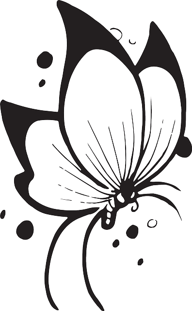 Butterfly, Flying, Wings, Art, Insect, Spots, Fly, - Lumiere Couture (396x640), Png Download