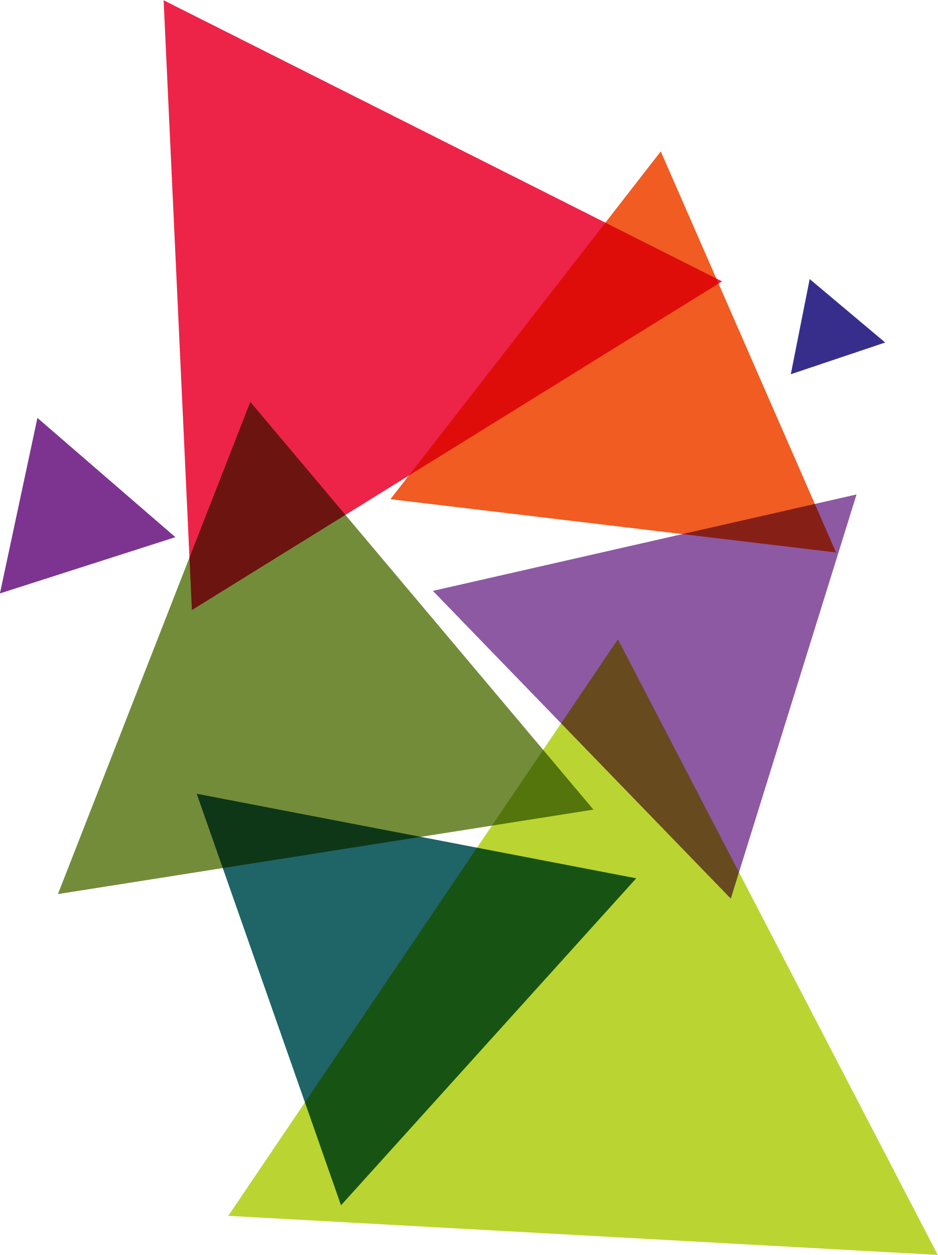 Logo Color Colorful Transprent - Vector Triangle Png (1869x2498), Png Download