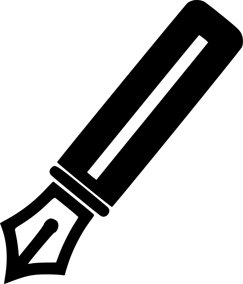 Fountain Pen - - Paper (840x980), Png Download