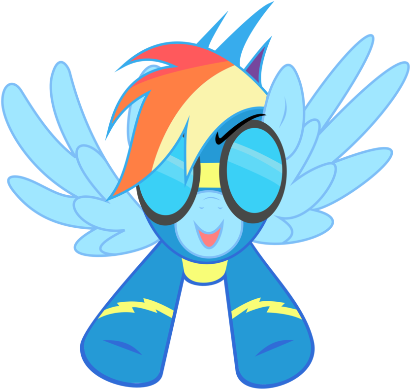 Rainbow Dash Vector By Peachspices-d3jlfme - Rainbow Dash (894x894), Png Download