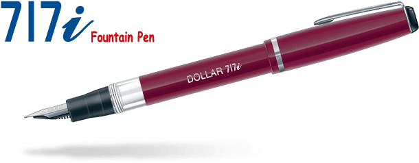 Product Detail - Dollar Fountain Pen Ink (720x300), Png Download
