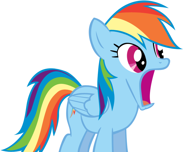 My Little Pony Rainbow Dash Cool (657x657), Png Download