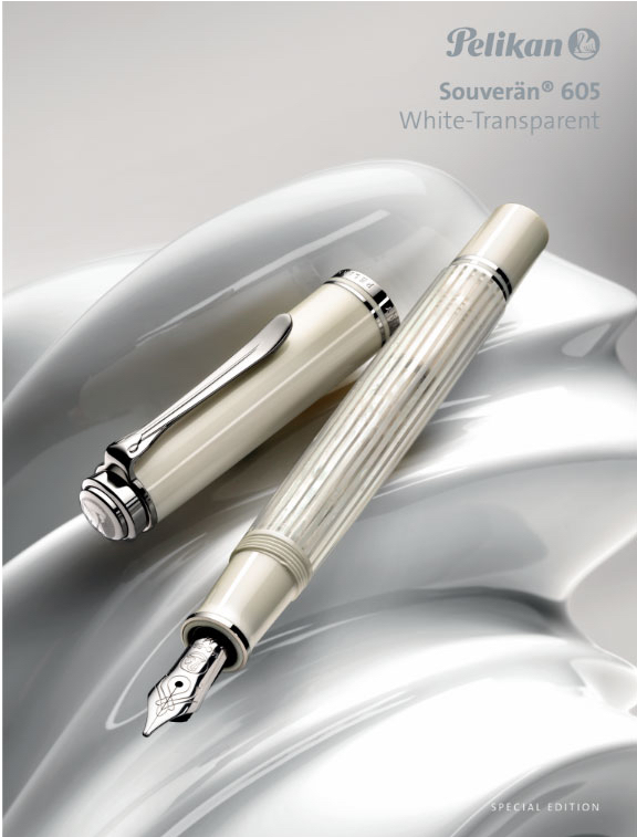 Pelikan M605 White - Pelikan M605 White Transparent (756x756), Png Download