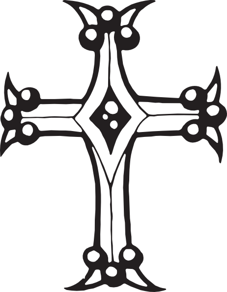 Christian - Cross Clip Art (462x595), Png Download