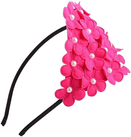 Petite Bello Headband Floral Rose Hairband - Headband (480x480), Png Download