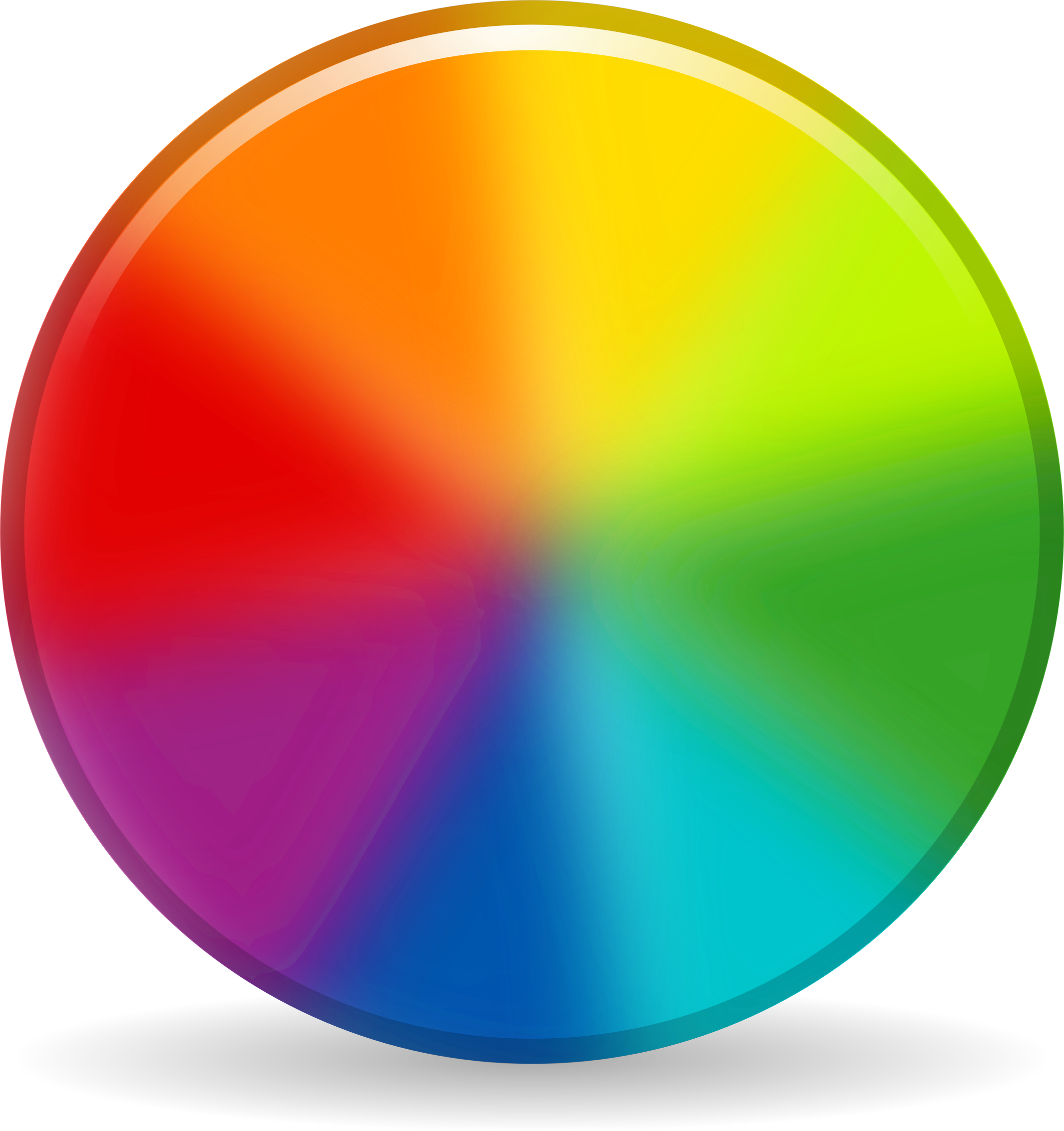 Color - Color Wheel Icon Png (2132x2267), Png Download