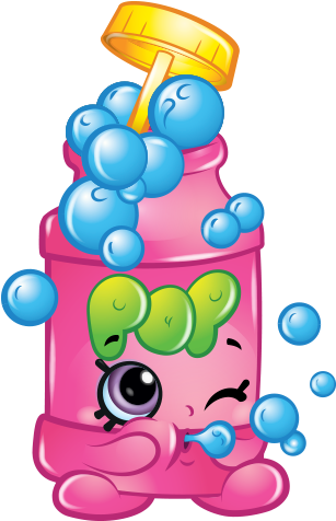 Pops Bubble Blower - Shopkins Bubbles (575x475), Png Download