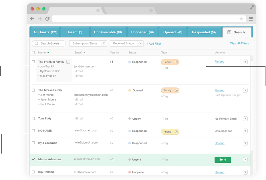 Guest List Organization - Wedding Invitation (991x629), Png Download