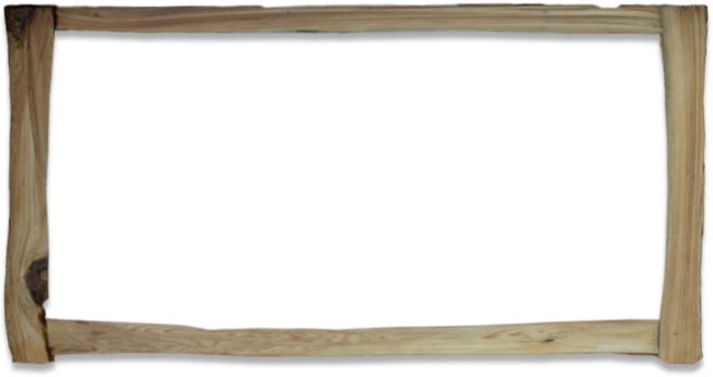 Lonely Olive Tree Organics - Old Wood Picture Frame Png (650x350), Png Download
